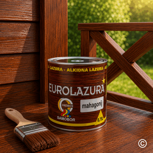 EUROLAZURA MAHAGONIJ 0,75 L