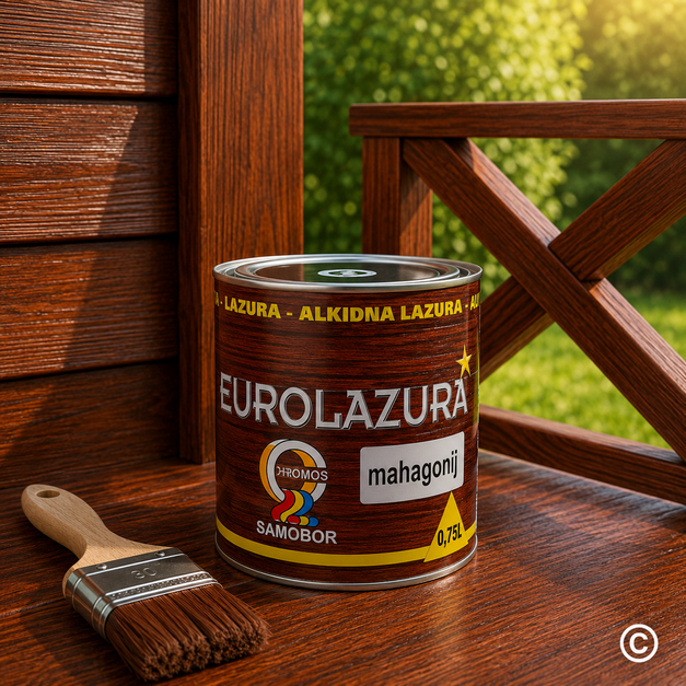 CS996965 EUROLAZURA MAHAGONIJ 0,75 L