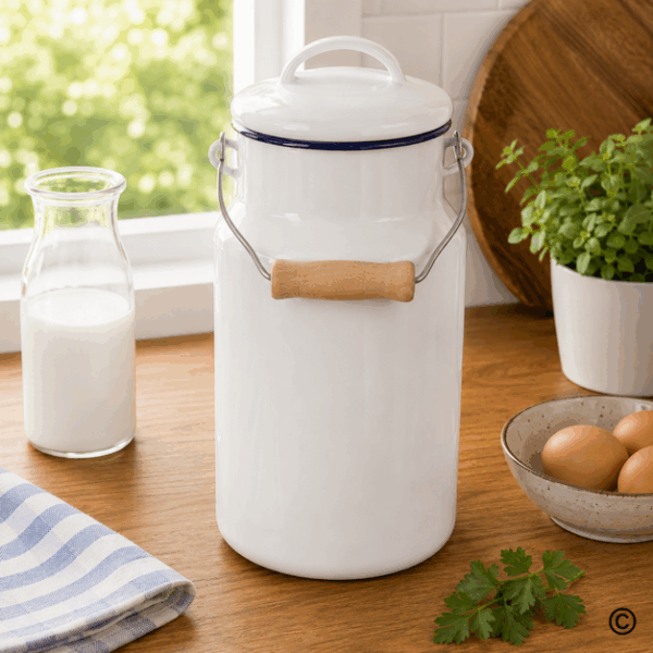 KANTA ZA MLIJEKO 17 CM-5 L BIJELA