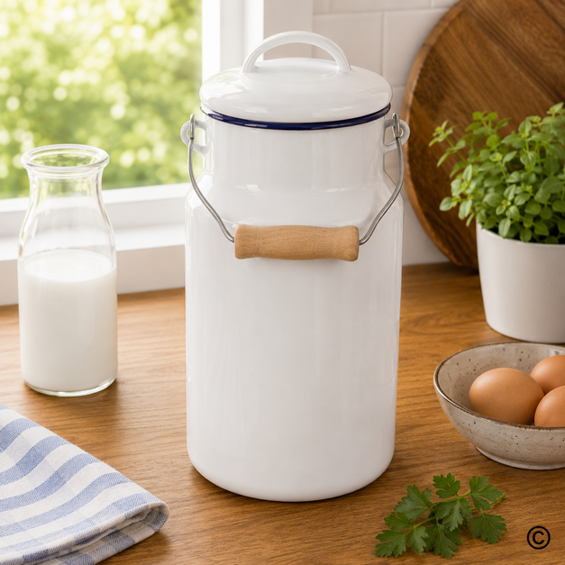 EM019205D KANTA ZA MLIJEKO 17 CM-5 L BIJELA