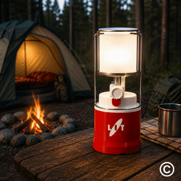 LAMPA PLINSKA CAMP PIEZO