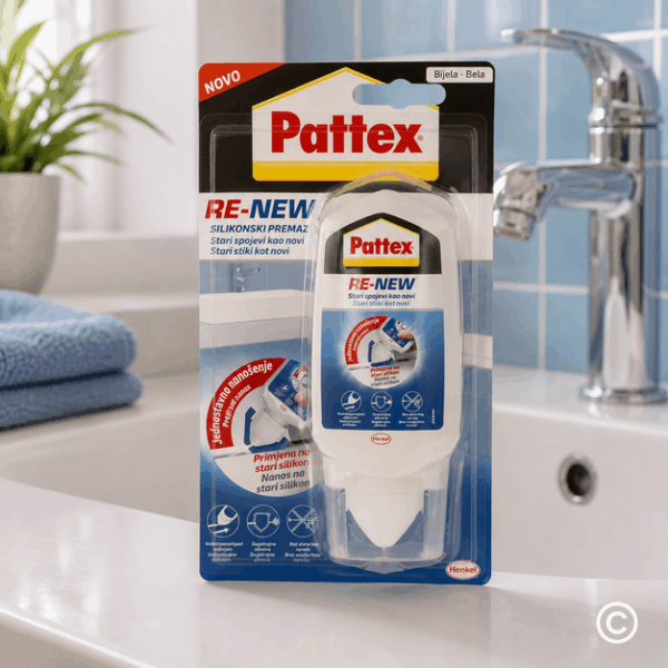 PATTEX SILIKONSKI PREMAZ 80ML BIJELI