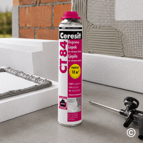 CERESIT CT84 850ML NISKOEKSP.PU LJEPILO ZA PRIČ.PLOČA OD EPS