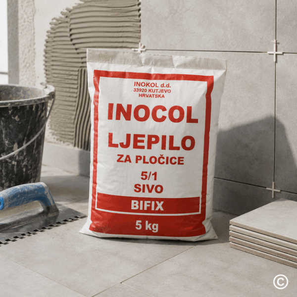 LJEPILO ZA PLOČICE 5/1 INOCOL SIVO BIFIX