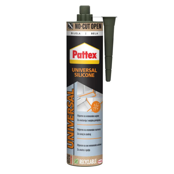 MK802 SILIKON UNIVERZALNI BIJELI 280 ML PATTEX