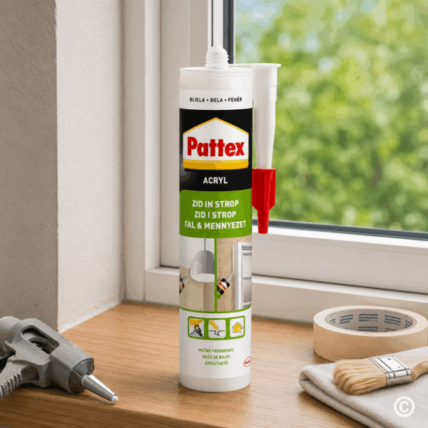 PATTEX AKRILNI SILIKON BIJELI 280 ML