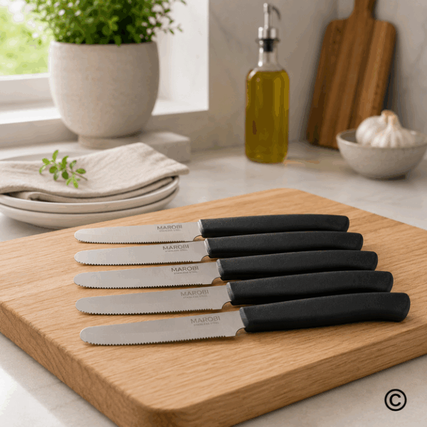 SET NOŽEVA STOLNIH 11 CM 6 KOM MAROBI