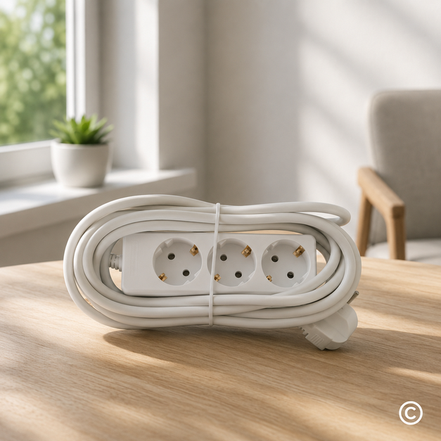 NWCF-03/1.5 KABEL PRODUŽNI 1,5M-3 UTIČNICE 3G1,5