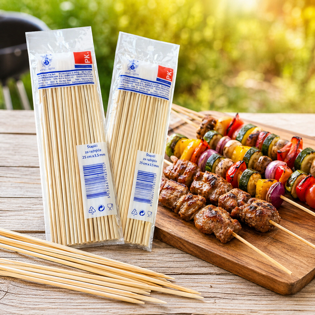 PO2015 GRILL ŠTAPIĆI ZA RAŽNJIĆE 20CM