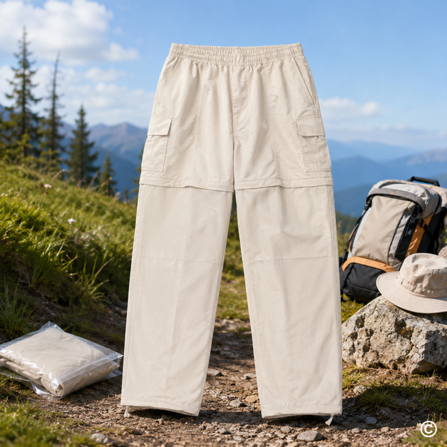 QYW0465-K-3XL HLAČE KOMBI. DUGE KREM 58(3XL)
