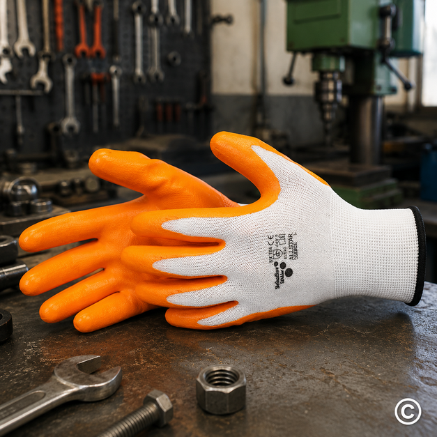 SC42622 RUKAVICE ALLSTAR ORANGE L/9"