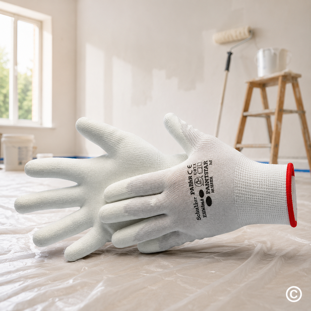 SC42652 RUKAVICE PAINTSTAR BIJELE L/9"