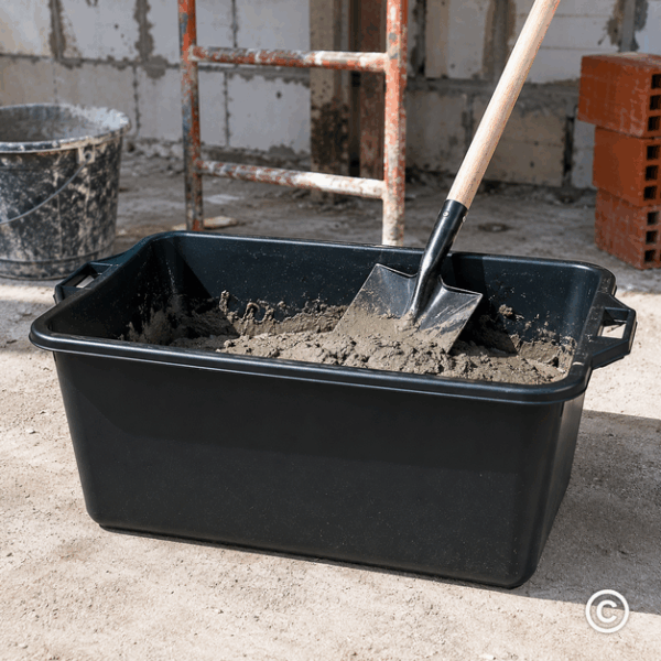 PVC KORITO 62L GRAĐ.SA RUČKAMA