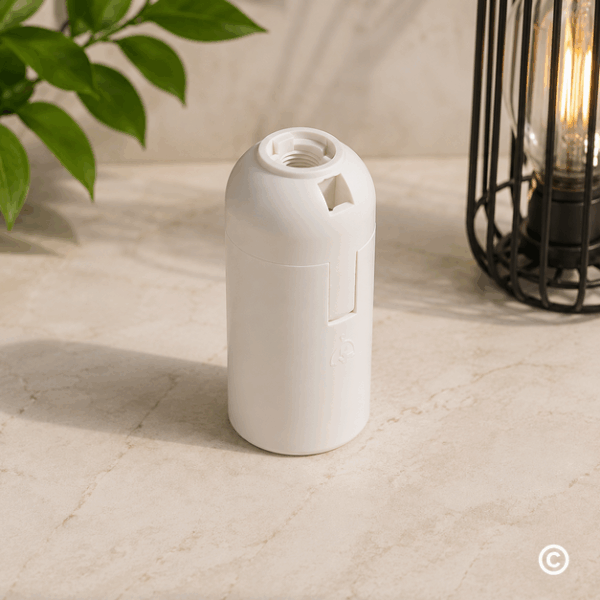 GRLO E27 BIJELO PUSH-IN