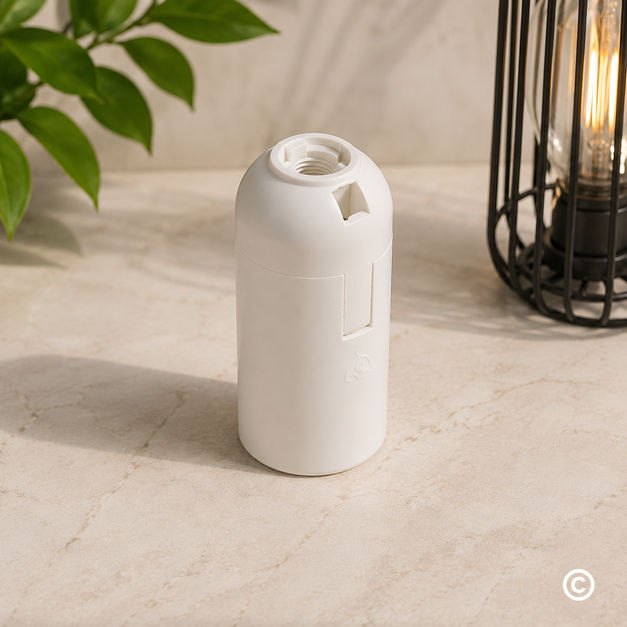 UTUN14701 GRLO E27 BIJELO PUSH-IN