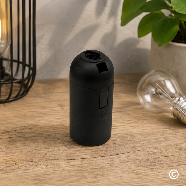 UTUN15739 GRLO E-27 CRNO PUSH-IN