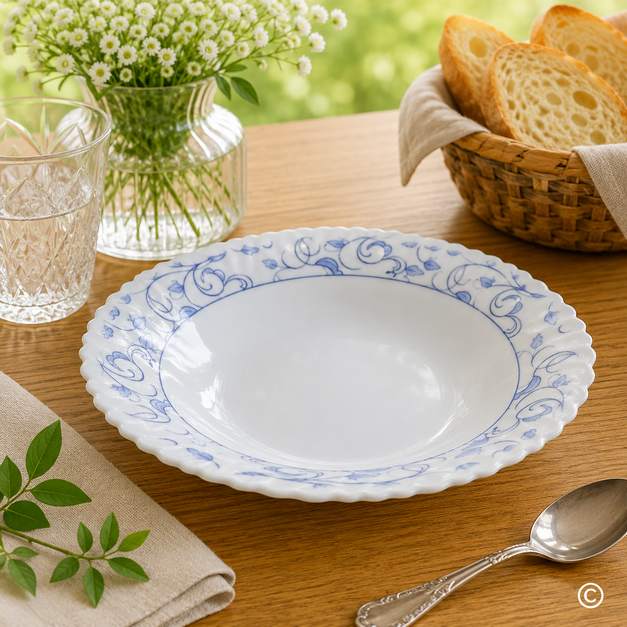 WELHSP85/6-10 TANJUR DUBOKI 21,5 CM (8.5") PLAVI DEKOR