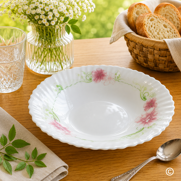WELHSP85/6-9 TANJUR DUBOKI 21,5 CM (8.5") ROZI DEKOR