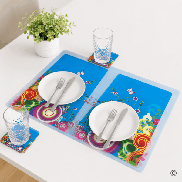 PODMETAČ SJAJNI SET 12 KOM 42X28 CM