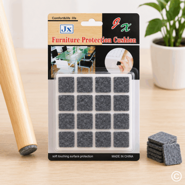 PODLOŠKA ZA STOLICE FILC SET 32 KOM 25X25 MM