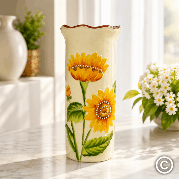 VAZA KERAMIČKA SUNCOKRET 30 CM