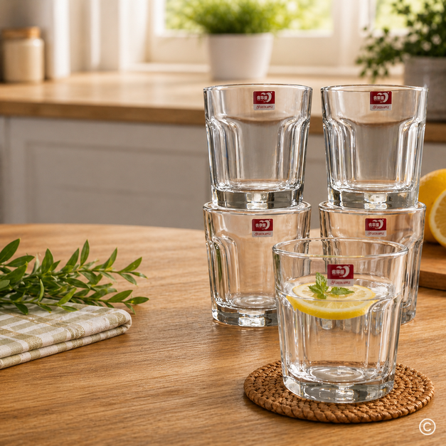 YWD3-7893-23S ČAŠA 9 CM-300 ML SET 6 KOM