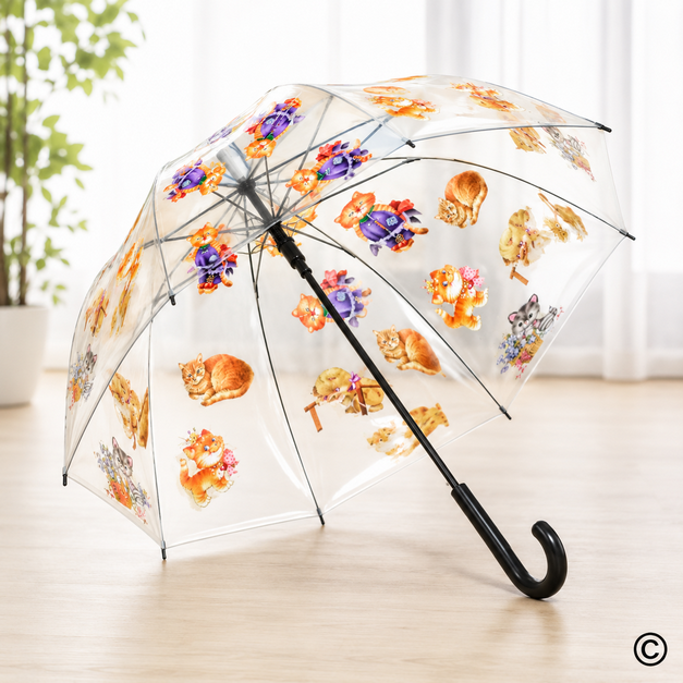 YWF1-10597-9 KIŠOBRAN PROZIRNI 80 CM
