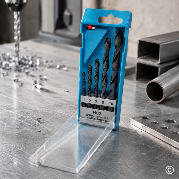 YWF2-13807-3 SET SVRDALA ZA METAL (4,5,6,8,10 MM) 5 KOM