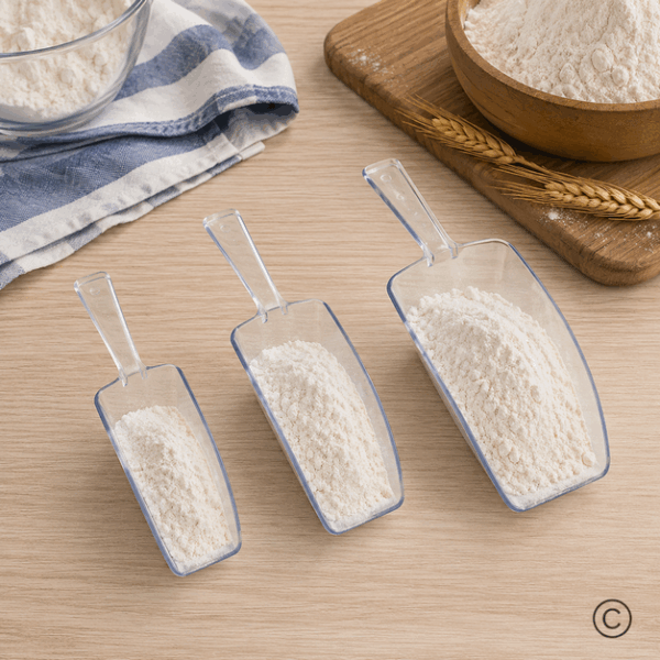 LOPATICA ZA BRAŠNO SET 3KOM (14,17,19 CM)