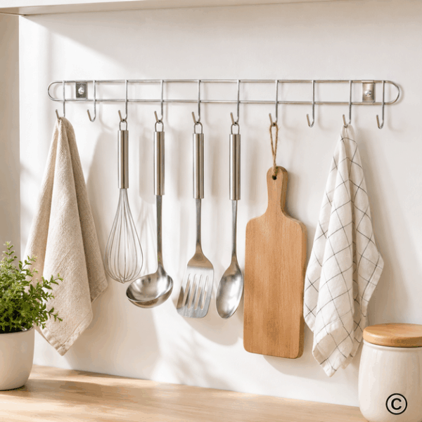 KUHINJSKA VJEŠALICA METALNA 10 KUKI 61 CM