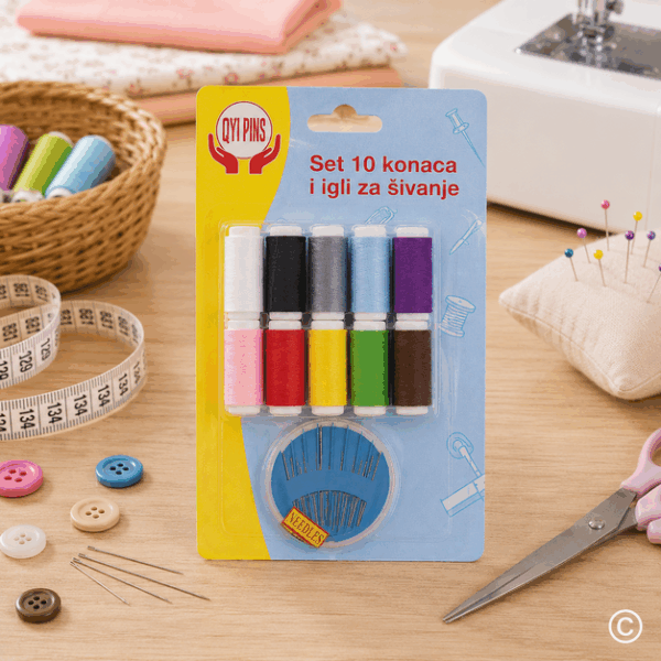 SET ZA ŠIVANJE 11-DIJELNI