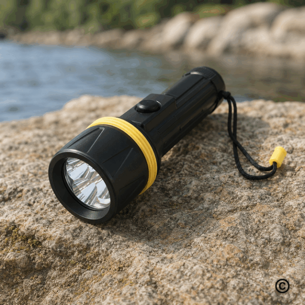 LAMPA BATERIJSKA RUČNA VODOOTPORNA 3 LED 20 CM