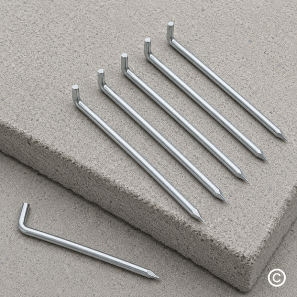 ČAVLI ZA BETON L-TIP 4.5X80 MM 120G